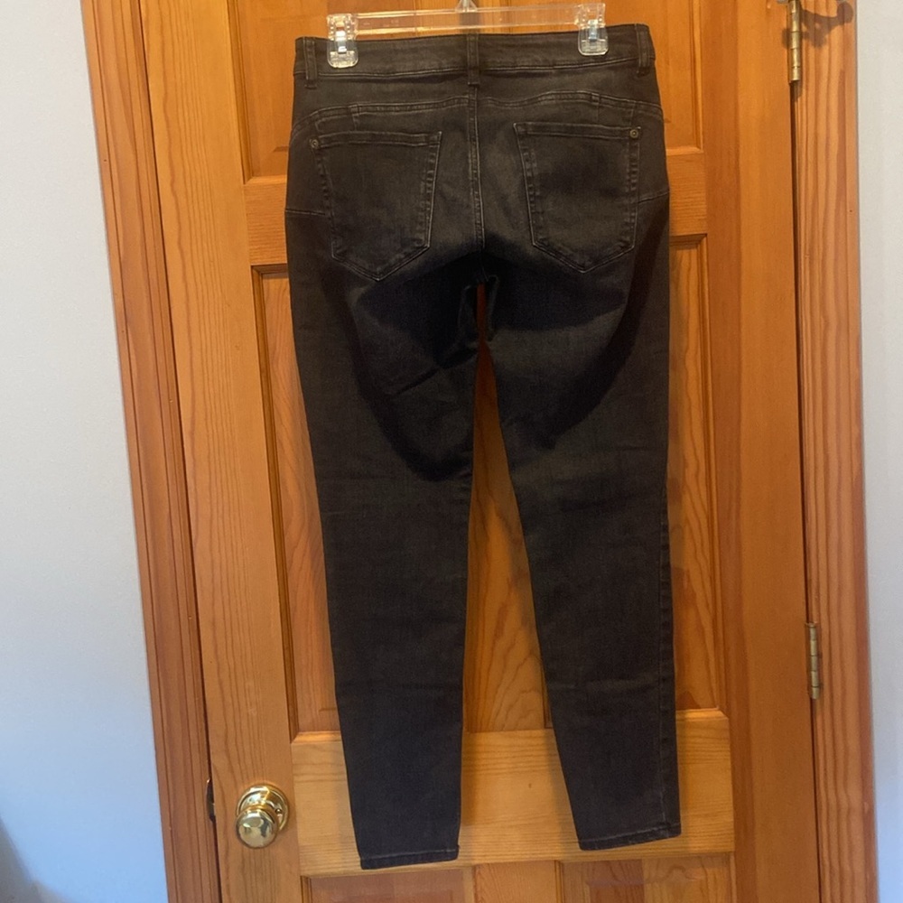 Naf Naf Black Stretch Skinny Jeans Size 10 - Picture 2 of 4
